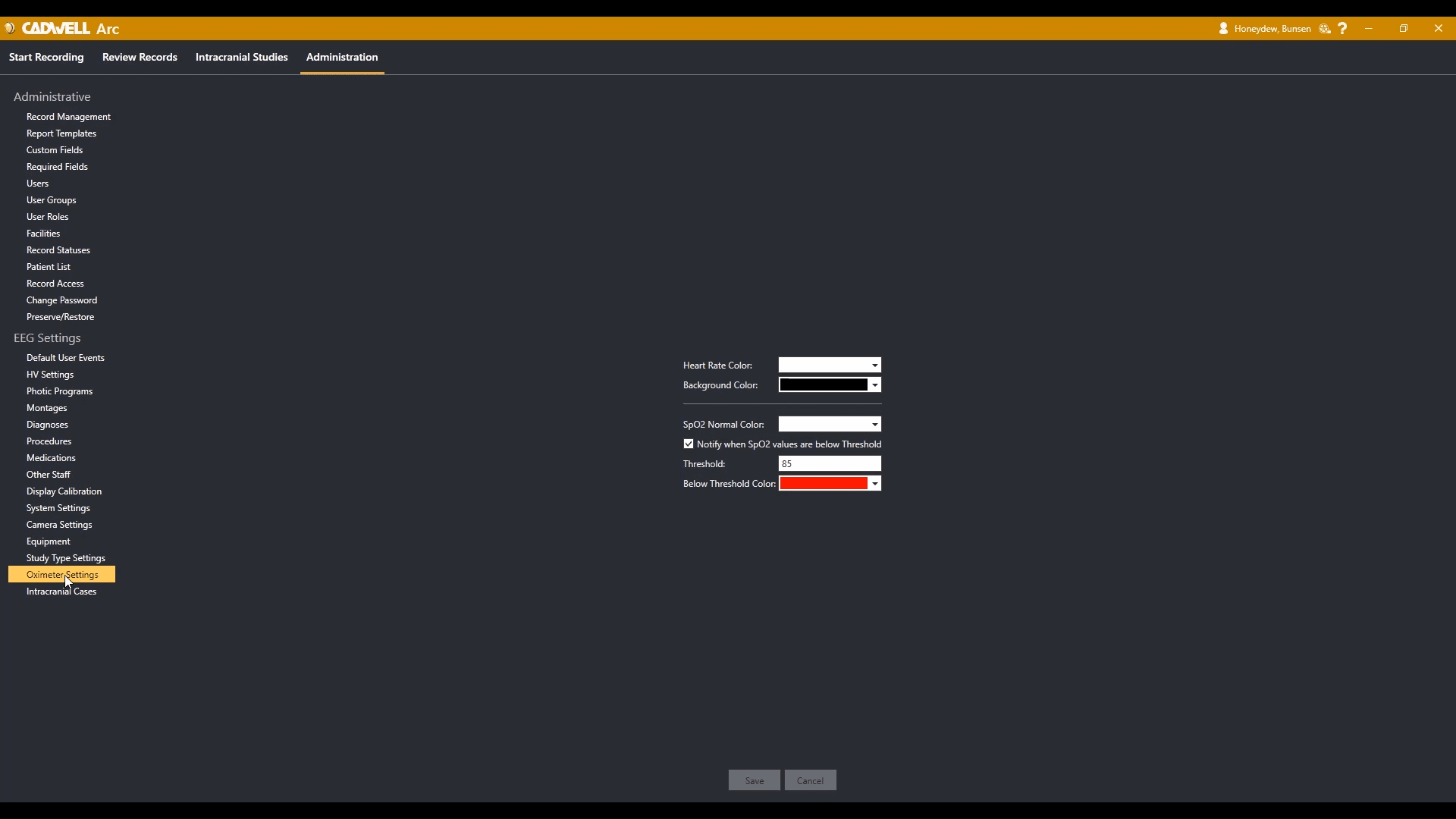 Pulse and Heart Rate Settings