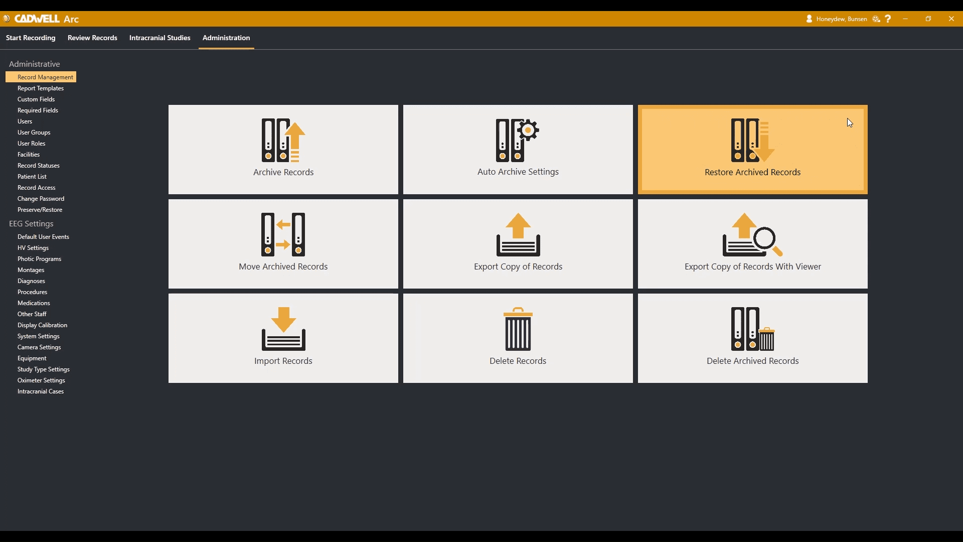 Restore Archived Records
