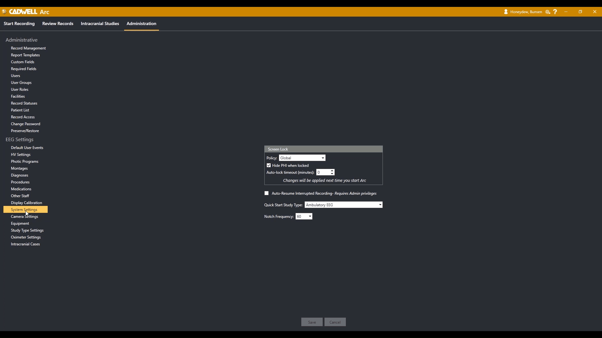 Manage System Settings