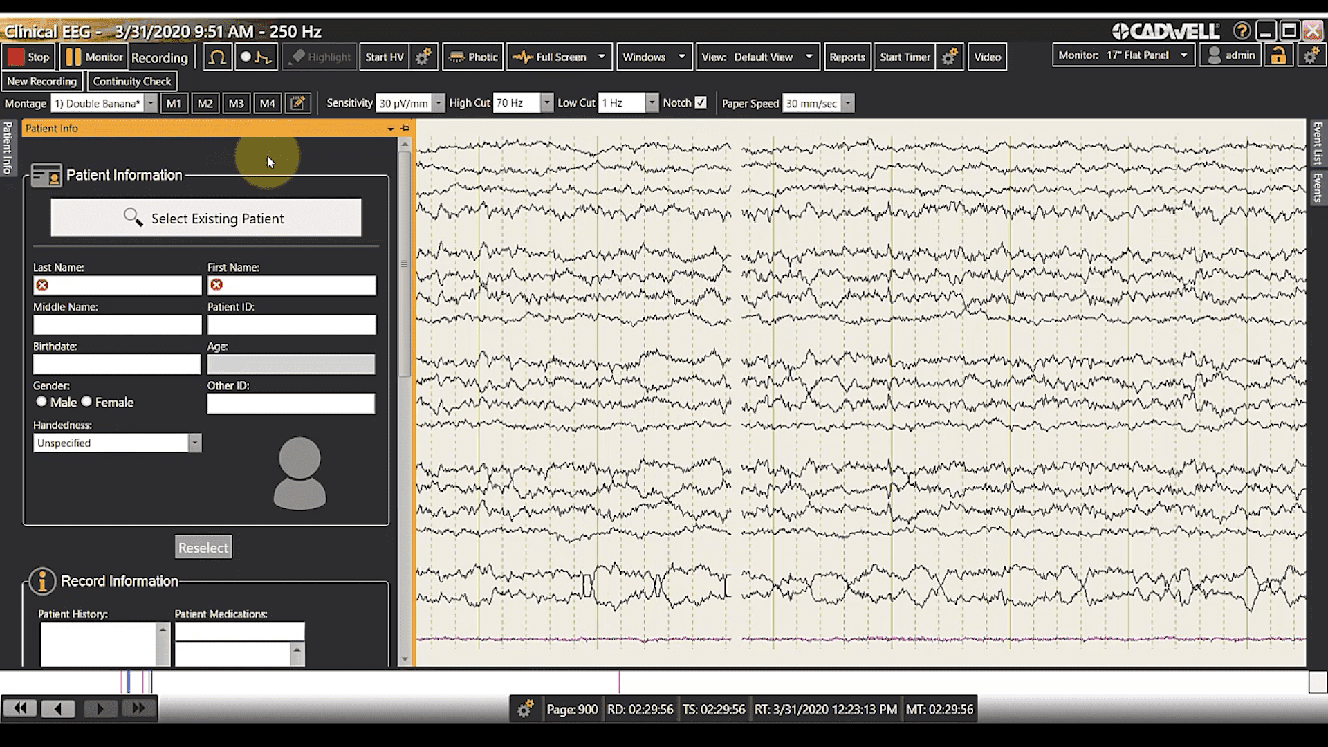 Entering Patient Information