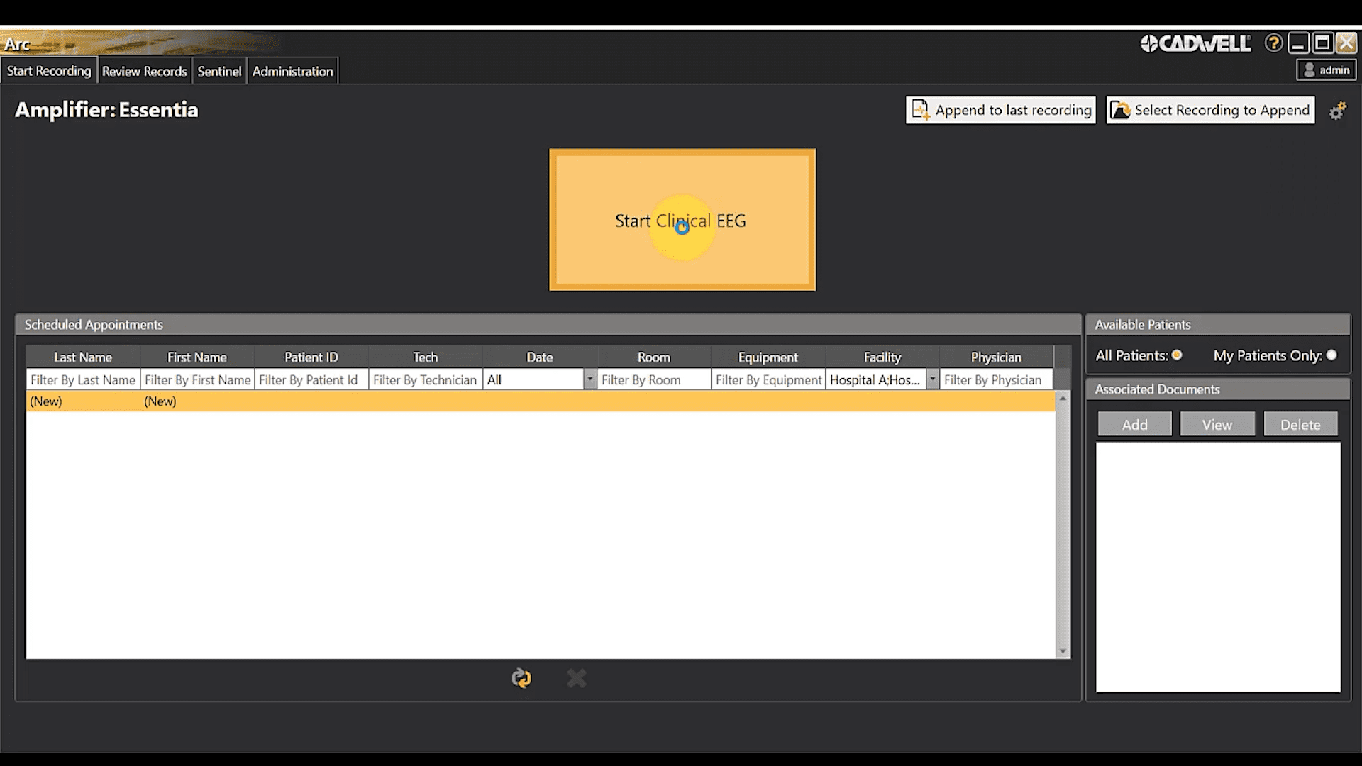 Start and Stop Data Acquisition